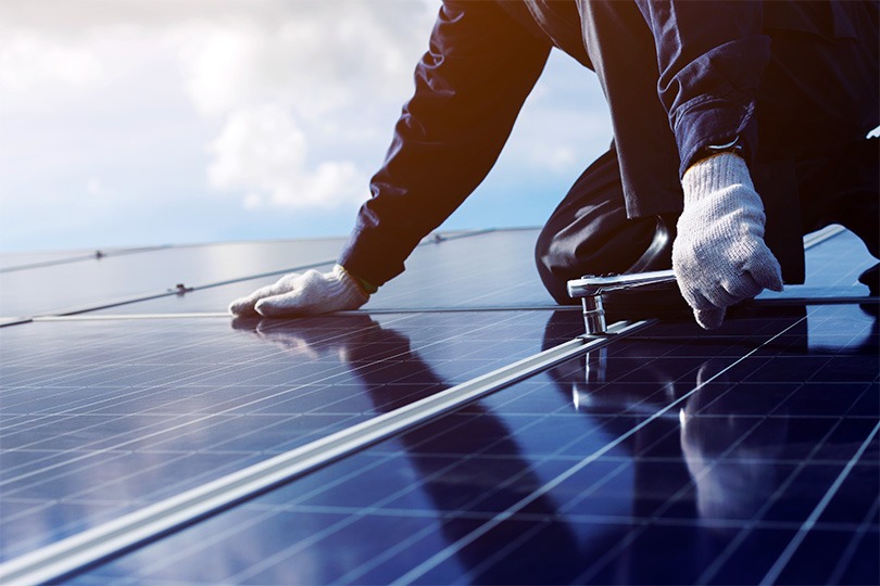 Shropshire Green Energy Centre Solar PV installation